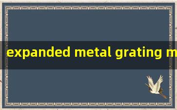  expanded metal grating machine